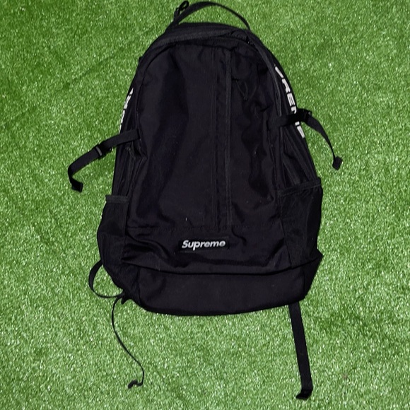 Supreme(SS18)Backpack Black(USED) - 